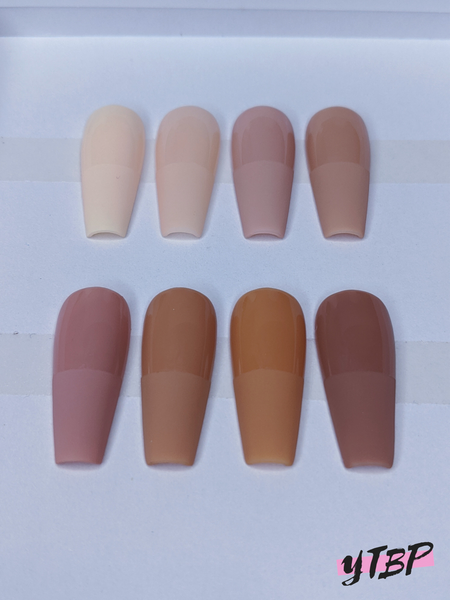 Nudes & Neutrals - Press on Nails, Nail decals, Nails