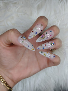 Lucky Charms Press on Nails - Press on Nails, Nail decals, Nails