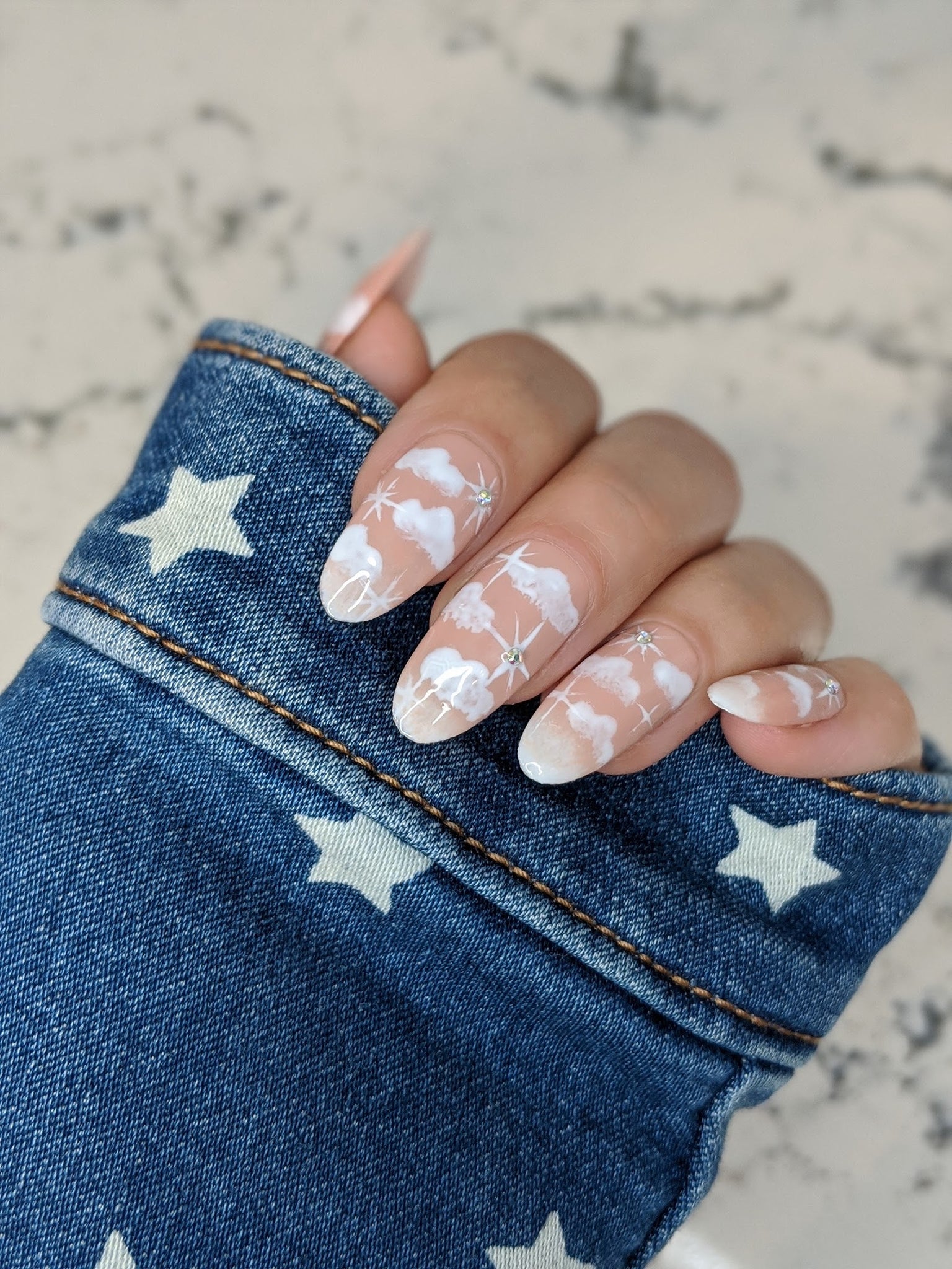 Cloud 9 - Press on Nails, Nail decals, Nails