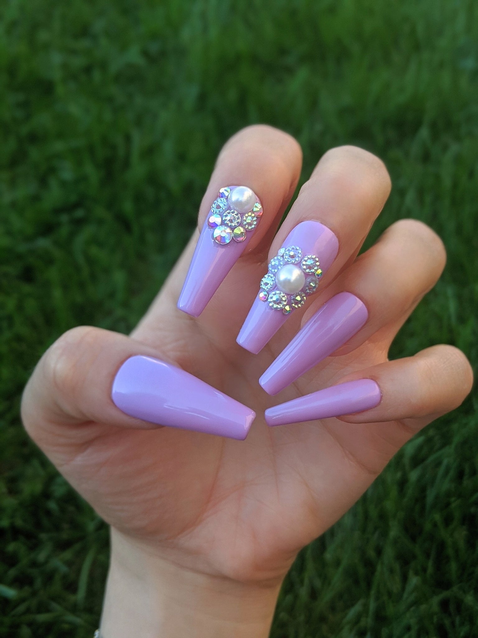 Purple Rain - Press on Nails, Nail decals, Nails