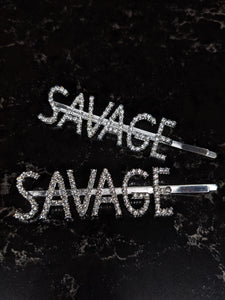 Savage Hair Pin - Press on Nails, Nail decals, Nails