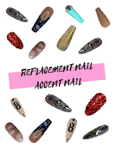 Replacement Nail/Accent Nail - Press on Nails, Nail decals, Nails